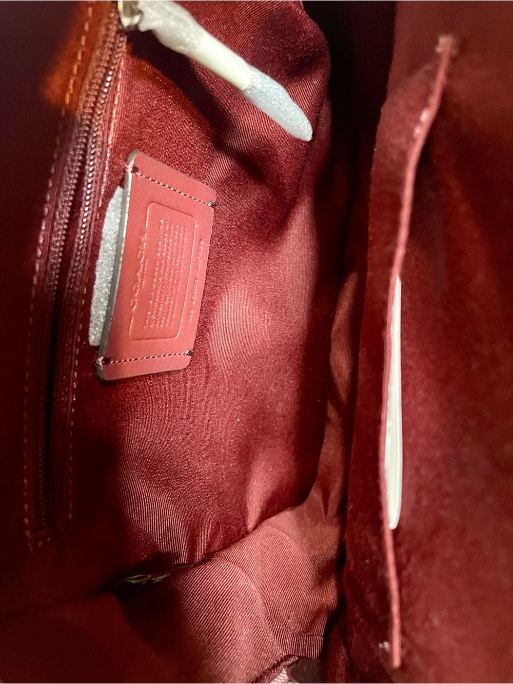 Coach Mini Court Powder Pink Multi Colorblock Ski Speed Backpack New! - Picture 9 of 15